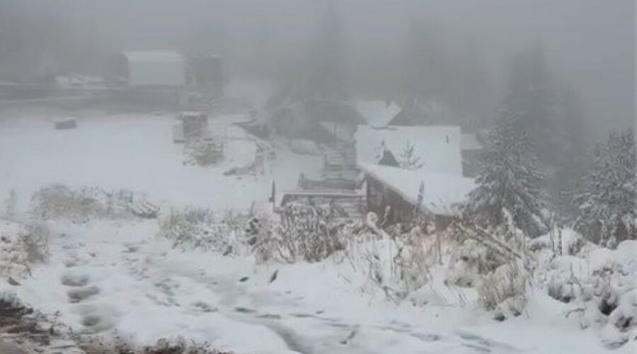 SNEG ZABELEO U SRED OKTOBRA: Zabeležen nestvaran prizor u Srbiji (VIDEO)