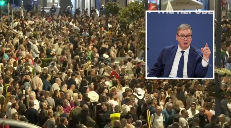 STUDENTI OKUPILI VIŠE LJUDI U NIŠU NEGO VUČIĆ U BEOGRADU: Arhiv javnih skupova izneo podatak koliko je bilo prisutnih juče u Nišu! (VIDEO)