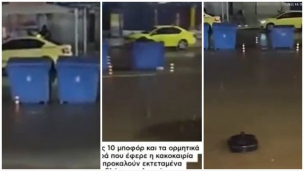 СНАЖНО НЕВРЕМЕ ПОГОДИЛО ГРЧКУ, СНИМЦИ СУ ЈЕЗИВИ: Поплаве на улицама, бујице носиле аутомобиле, затворене школе (ВИДЕО) СНАЖНО НЕВРЕМЕ ПОГОДИЛО ГРЧКУ, СНИМЦИ СУ ЈЕЗИВИ: Поплаве на улицама, бујице носиле аутомобиле, затворене школе (ВИДЕО)