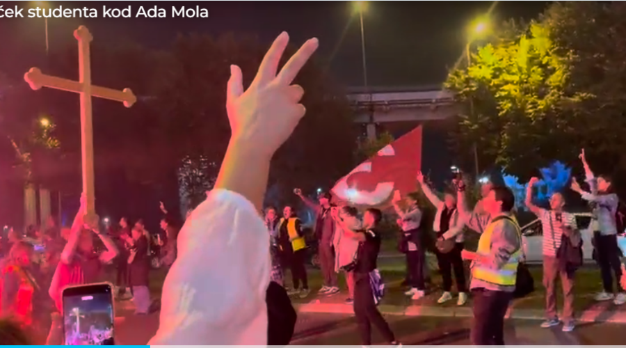 Studenti iz cele Srbije stigli u Beograd: Završni skup danas na Slaviji