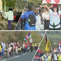 Studenti pešače ka Beogradu: "Pozdravljali nas vozači kamiona sa nalepnicama Srbija pobeđuje"