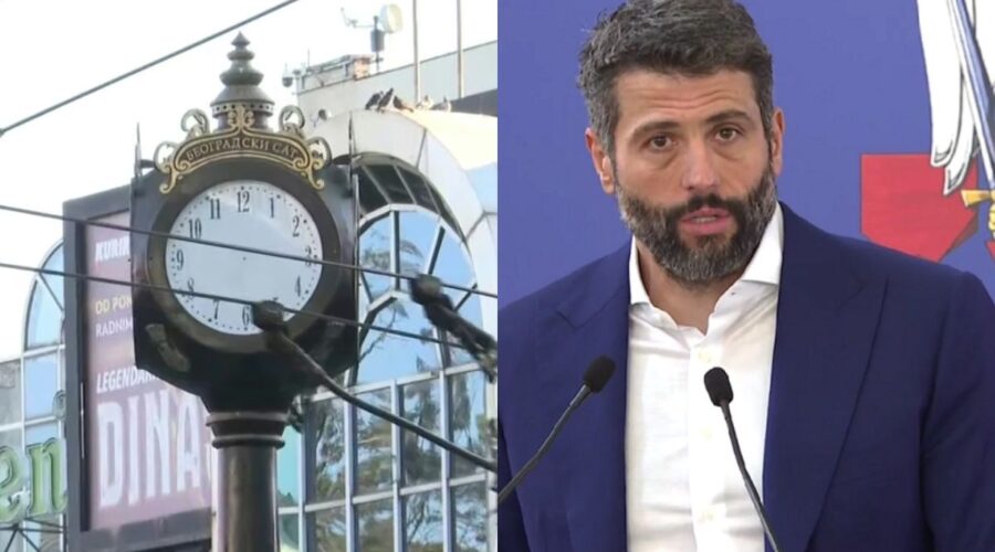 TERAZIJE NA TERAZIJAMA, A SADA SAT BEZ KAZALJKI: Šapićevo „remek-delo“ na Trgu republike plaćeno 100.000 evra javnim novcem!