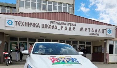 Tehnička škola „Rade Metalac“ dobila novo vozilo