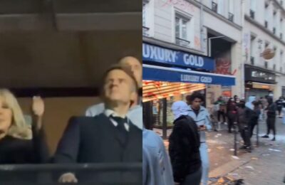 UPOREĐENI SA MARIJOM ANTOANETOM: Dok mu pola miliona građana divlja po Francuskoj, Makron pleše sa ženom na koncertu! (VIDEO)