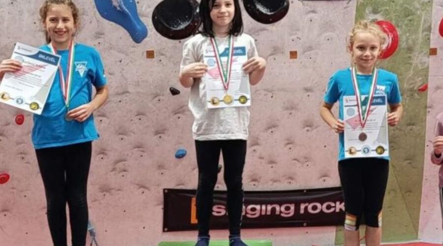 VELIKI USPEH MALIH ŠAMPIONKI: Penjačice subotičkog Spartaka osvojile tri medalje u Budimpešti!