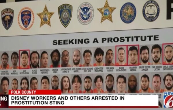 VELIKO HAPŠENJE U DIZNIJU NA FLORIDI: 281 osoba uhapšena zbog trgovine ljudima i prostitucije!