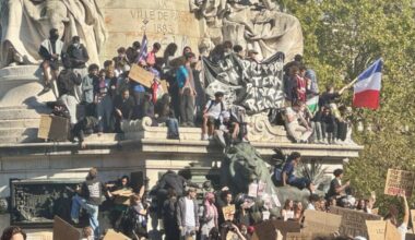 Veliki skup na pariskom Trgu republike (Foto, VIDEO)