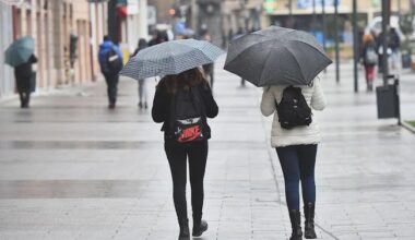 Vremenska prognoza za utorak 27. oktobar 2026: Danas oblačno, mestimično sa kišom