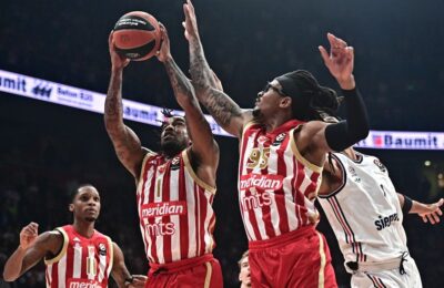 ZVEZDA DEMONSTRIRALA SILU U ARENI: Crveno-beli razbili Bajern sa 30 razlike i upisali stotku! (VIDEO)