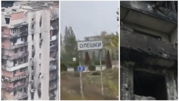 ГРАД ДУХОВА ПУН КРАТЕРА: Западни медији згрожени сутуацијом у гранатираном Олешкију