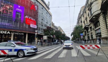 Zatvoren deo Ulice kralja Milana u Beogradu: Policija blokirala potez od Kneza Miloša do Terazija