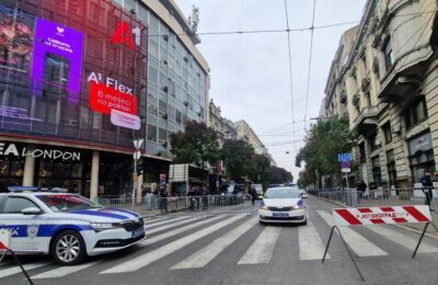 Zatvoren deo Ulice kralja Milana u Beogradu: Policija blokirala potez od Kneza Miloša do Terazija