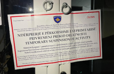 Zatvoreno više ugostiteljskih objekata u severnom delu Kosovske Mitrovice