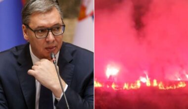 „TO JE VEŠTAČKA INTELIGENCIJA“: Vučić tvrdi da Niška tvrđava nije gorela, iako su vatrogasci potvrdili požar posle bakljade SNS-a! (VIDEO)