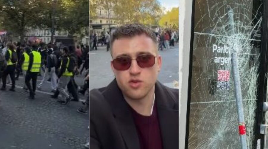„U PARIZU OPSADNO STANJE“: Srpski influenser u centru masovnih demonstracija u Francuskoj, radnje pokradene, a haos svuda na ulicama! (VIDEO)